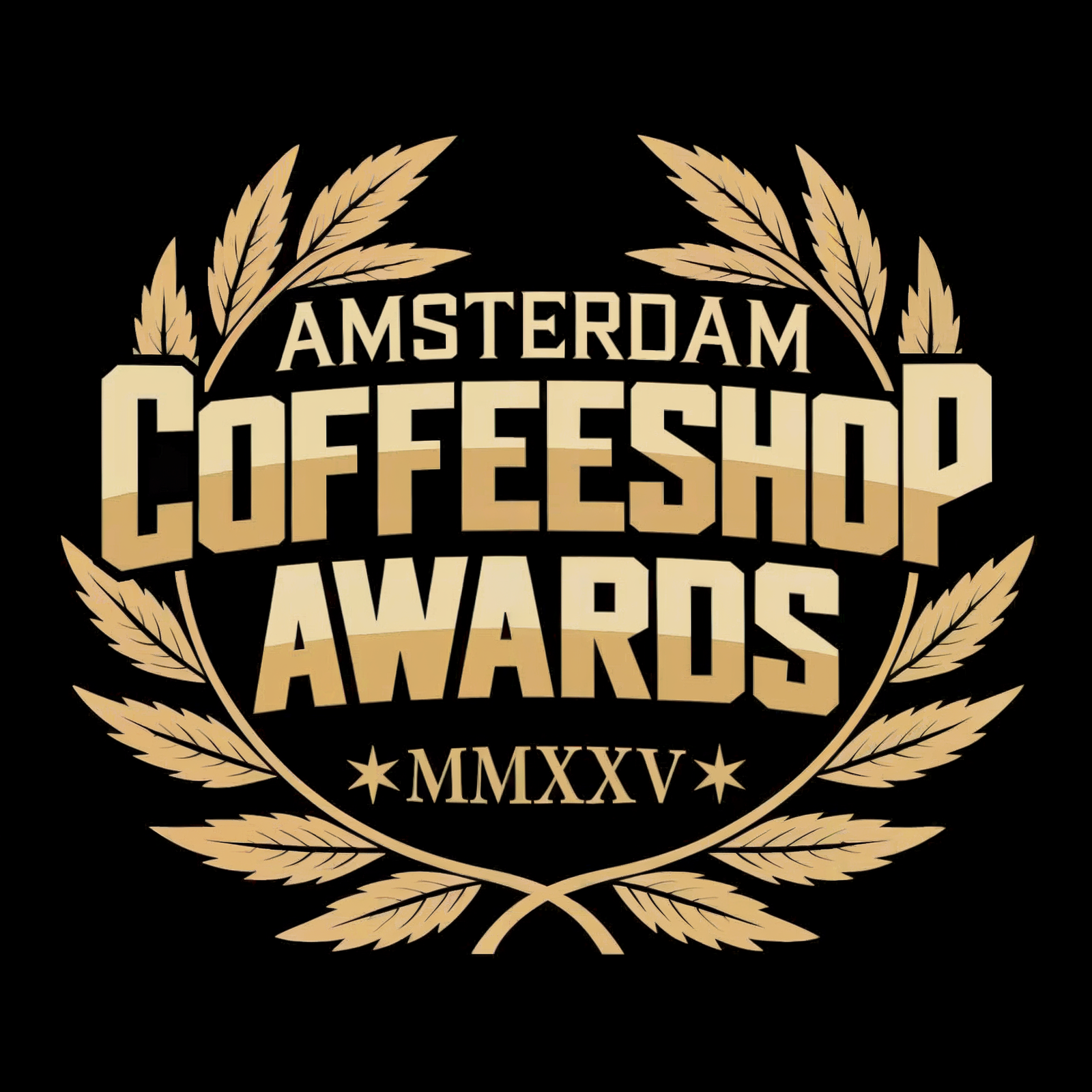 Amsterdam Coffeeshop Awards 2025 Laurel Logo